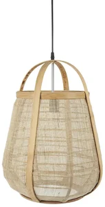 Přírodní závěsný lustr HESSION CORD 36x49,5 cm