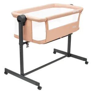 Přístavná postýlka Rose lososová – Baby Mix