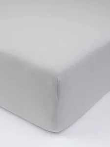Prostěradlo Jersey s elastanem 140x200 cm světle šedé