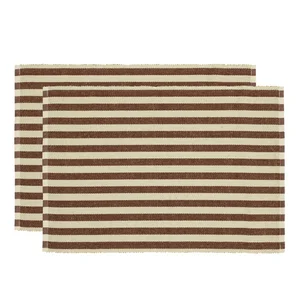 Prostírání 2 ks Stripe s příměsí juty, 33×48 cm – Södahl