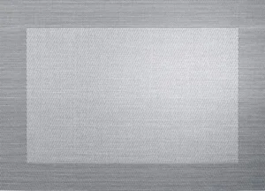 Prostírání ASA Selection 33×46 cm – stříbrné metalické