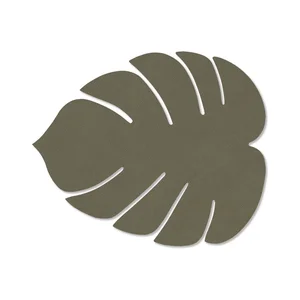 Prostírání Monstera Leaf z eko kůže 22×26 cm