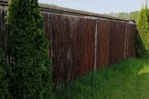 Proutěná zástěna na plot 150 cm x 300 cm