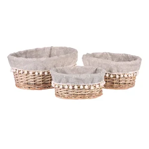 Proutěné koše PRE200, sada 3 ks