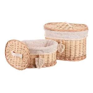 Proutěný koš PRE211 – sada 2 ks (malý a velký)