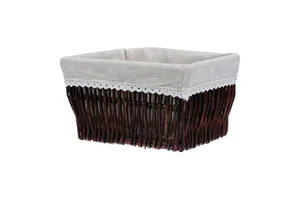 Proutěný regálový koš PRT162 – hnědý