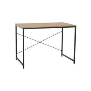 Psací stůl MELLORA dub/černá 100 × 60 cm