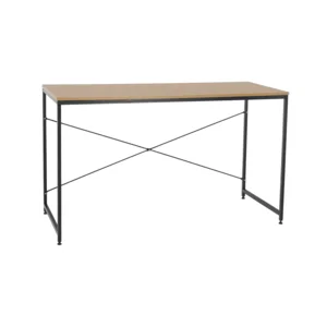 Psací stůl MELLORA dub/černá 120 × 60 cm