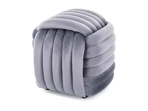Puf Bruni Velvet šedý