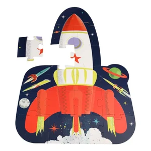 Puzzle Raketa z období Vesmírného věku 18 dílků