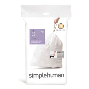 Pytle na odpadky 20 ks 65 l simplehuman