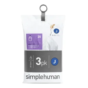 Pytle na odpadky 60 ks 45 l Simplehuman