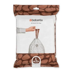 Pytle na odpadky Brabantia PerfectFit L, sada 40 ks, 45 l