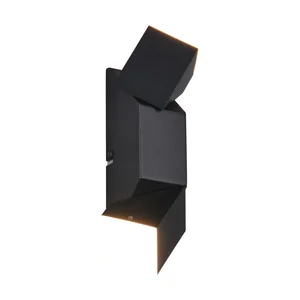 Raglan Trio – matně černé LED nástěnné svítidlo