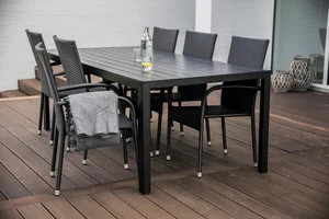 Ratanová zahradní sestava Viking XL s židlemi Paris