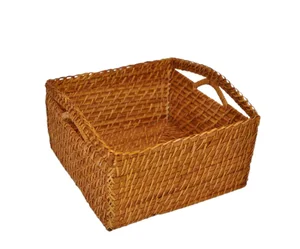 Ratanový košík čtvercový, velký