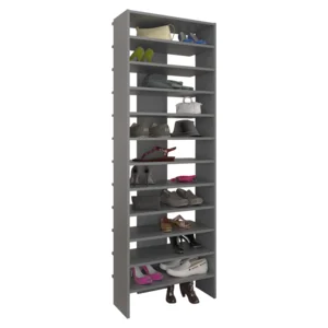 Regál a botník OSKI – grafit