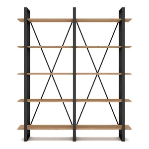 Regál Aviva Marckeric 150x180 cm dubový dekor