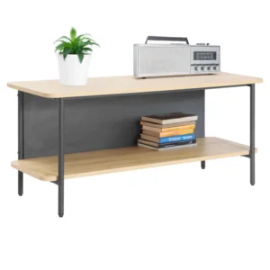 Regál dub/černá SEFLOS