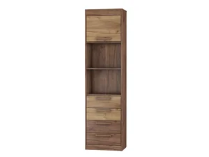 Regál GATTON 1D4S se zásuvkami – craft tobaco / craft zlatý, 5 let záruka