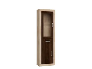 Regál GOUDINI 2 – dub sonoma / tmavý dub, 60×198×34 cm, 5 let záruka
