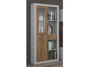 Regál GOUDINI 3 – craft bílý / craft zlatý – 5 let záruka
