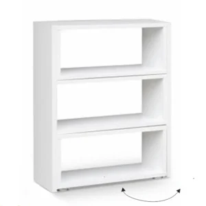 Regál KLOE III – bílý, s DTD laminací