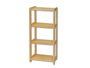 Regál LECOTIS – borovice masiv, 80 cm