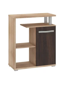 Regál LEHUA 1D – dub sonoma/dub tmavý, 80×95×39 cm, 5 let záruka
