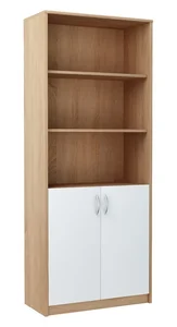 Regál NEFERTUM V dub sonoma/bílá
