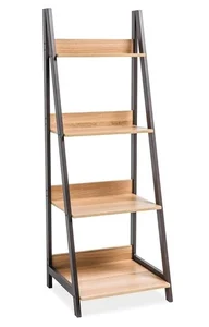 Regál PUPNAT dub/hnědá