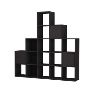 Regál SOLVEN černý