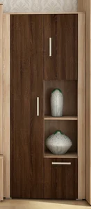 Regál WUBIN 3D dub sonoma, 80x285x48 cm
