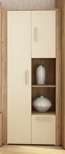 Regál WUBIN 3D s dvířky, craft zlatý/krém, 5 let záruky