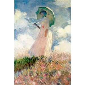 Reprodukce obrazu Woman with Sunshade 45x70 cm