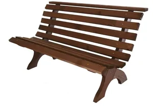 RETRO dřevěná lavice mořená kaštan