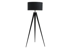 Retro kovová stojací lampa Jakarta černá