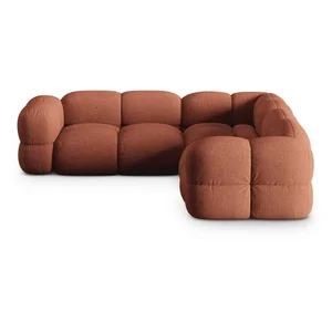 Rohová pohovka Loretto, cihlová – Cosmopolitan Design