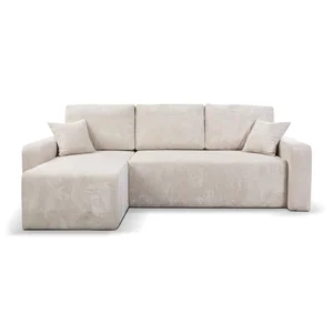 Rohová rozkládací sedací souprava JASMINA – levá