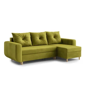 Rohová rozkládací sedačka EVAN