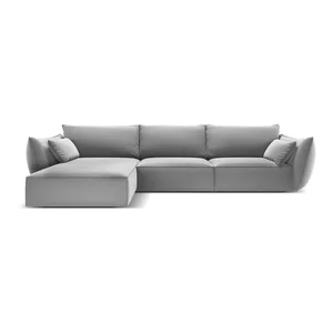 Rohová sametová pohovka Vanda Mazzini Sofas