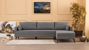 Rohová sedačka AMARA 1 – pravá, šedá