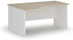 Rohový kancelářský stůl PRIMO White 160x120 cm levý