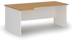Rohový kancelářský stůl PRIMO White 180x120 cm levý