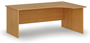 Rohový kancelářský stůl PRIMO WOOD 180x120 cm pravý buk