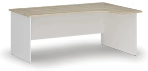 Rohový pracovní stůl PRIMO WHITE 180x120 cm pravý