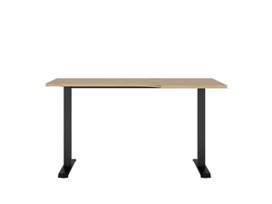 Rohový psací stůl BELLARMINO 140x90 cm, pravý, dub artisan