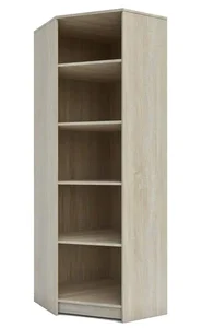 Rohový skříň OFFICE III dub sonoma