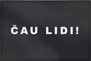 Rohožka Čau lidi 40×60 cm
