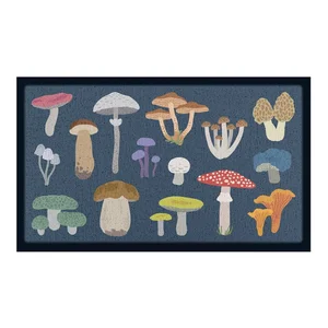 Rohožka s motivem lesních hub 40x70 cm